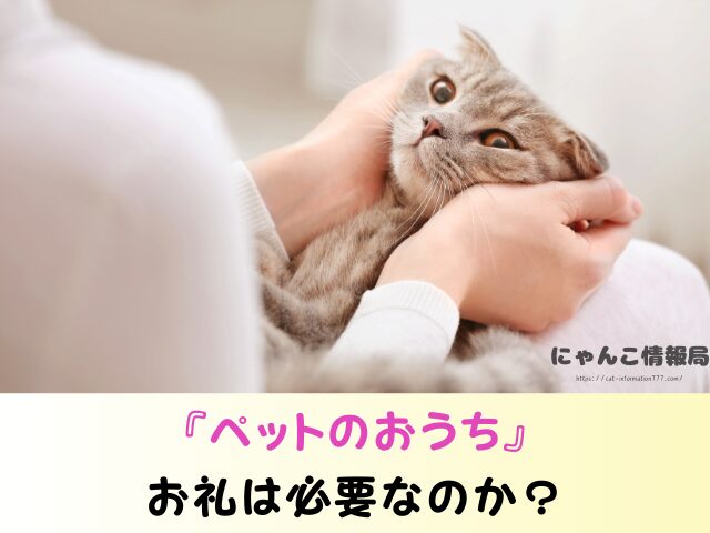 ペットのおうち 譲渡費用 いくらかかる お礼 どこまで必要